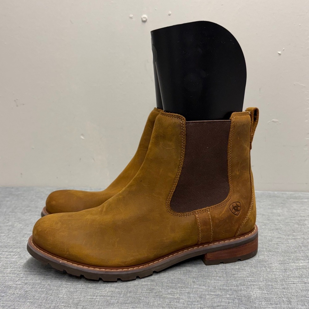 Ariat Wexford H20 Boot Women 9.5 Brown Waterproof Leather Chelsea 10033941